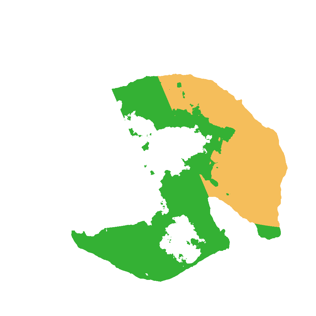 Biome Rust Map: Procedural Map, Size: 1998, Seed: 848232323