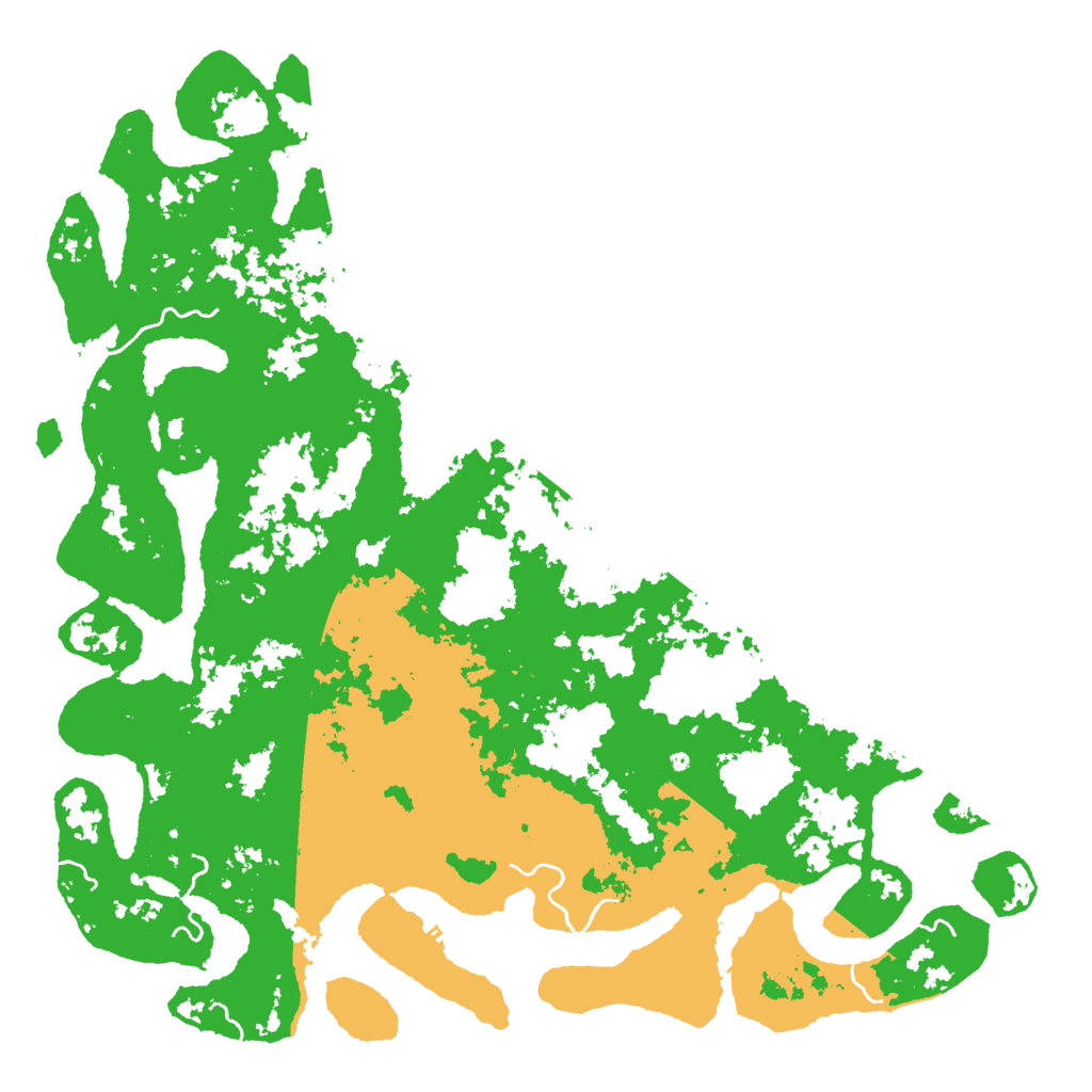 Biome Rust Map: Procedural Map, Size: 6000, Seed: 4323