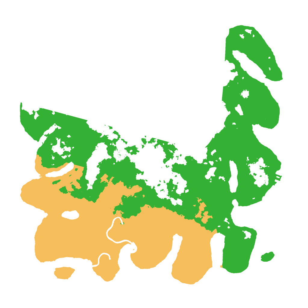 Biome Rust Map: Procedural Map, Size: 3500, Seed: 812373497