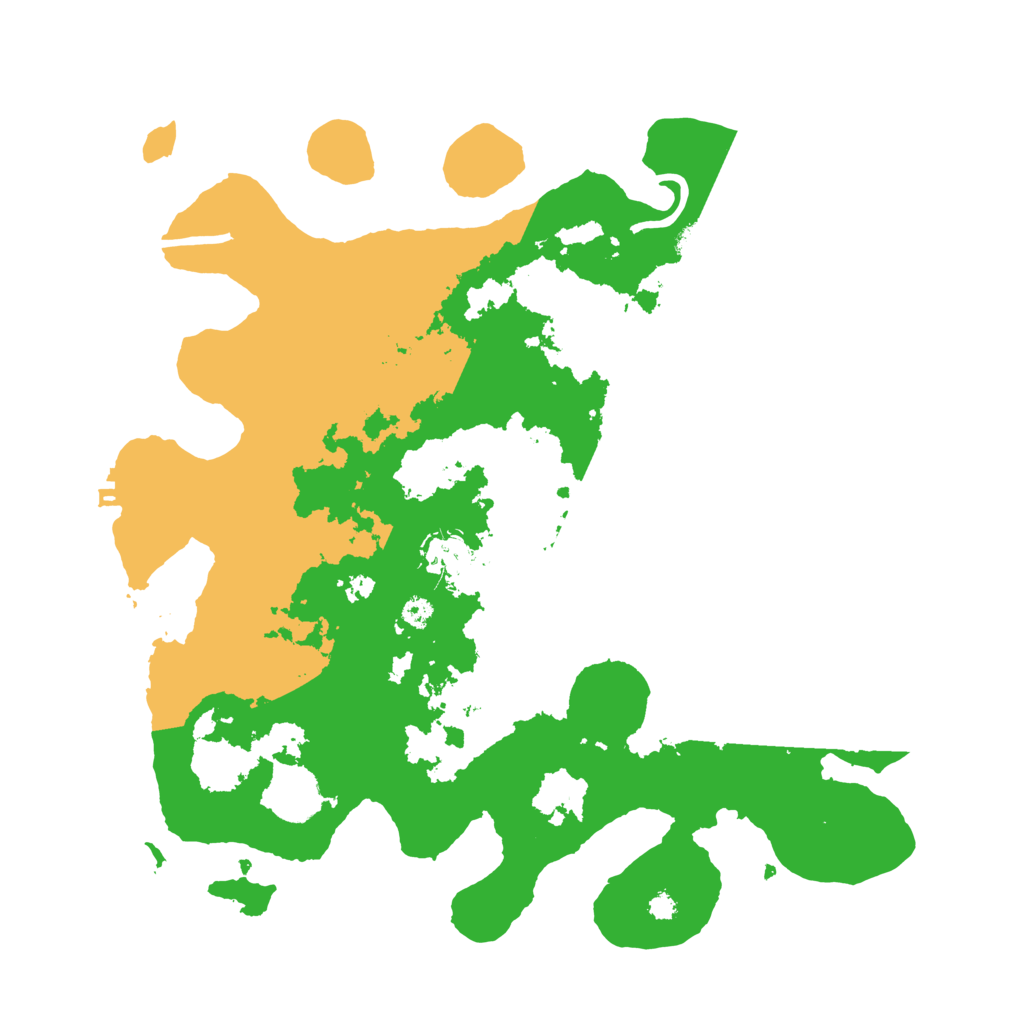 Biome Rust Map: Procedural Map, Size: 3500, Seed: 6531378