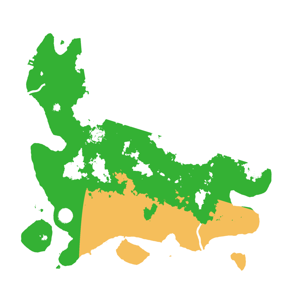 Biome Rust Map: Procedural Map, Size: 3500, Seed: 50404790