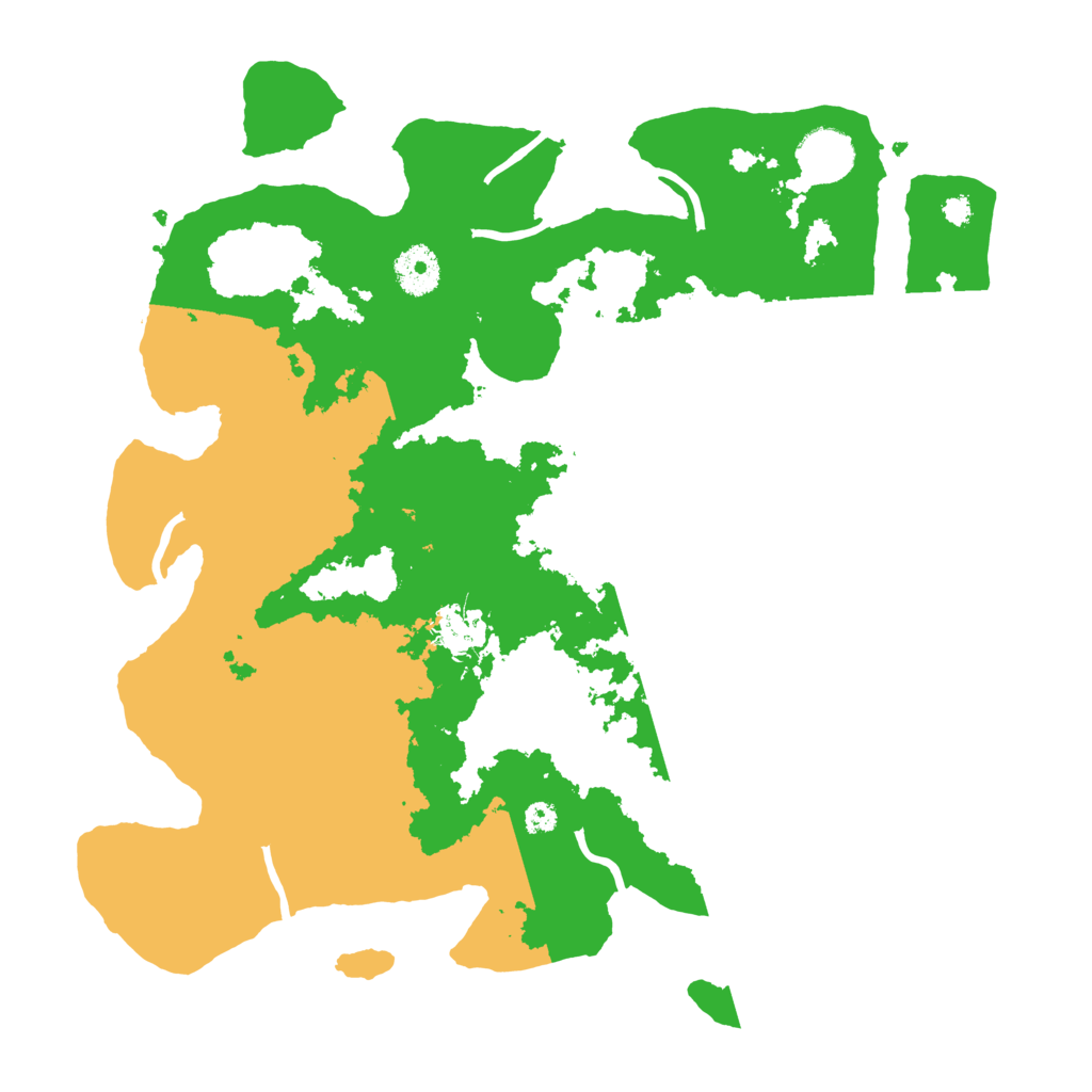 Biome Rust Map: Procedural Map, Size: 3500, Seed: 956863869