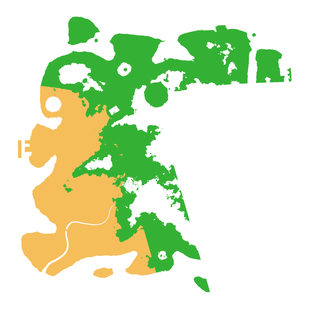 Biome Rust Map: Procedural Map, Size: 3500, Seed: 956863869