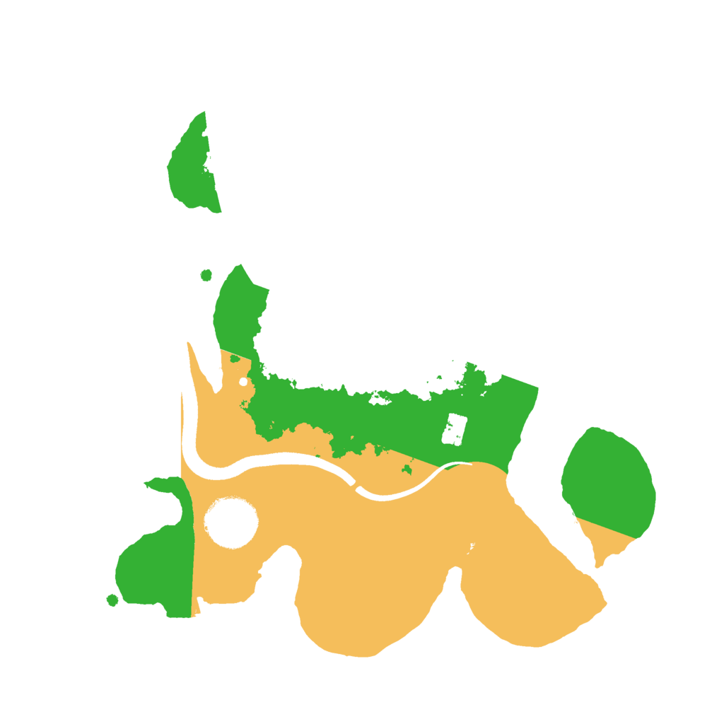 Biome Rust Map: Procedural Map, Size: 2500, Seed: 459487