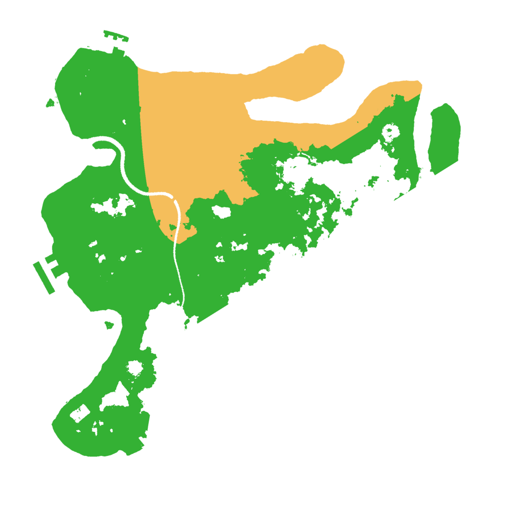 Biome Rust Map: Procedural Map, Size: 3000, Seed: 8611