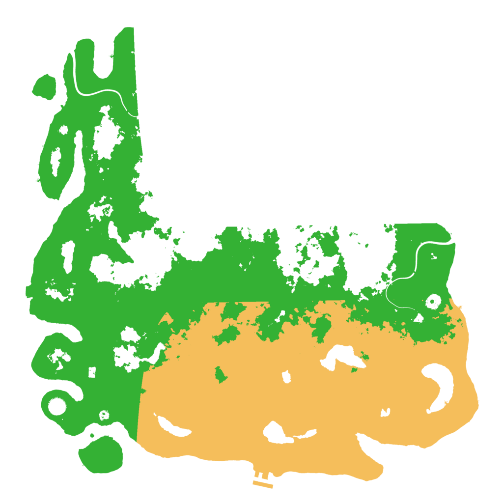 Biome Rust Map: Procedural Map, Size: 5000, Seed: 2874