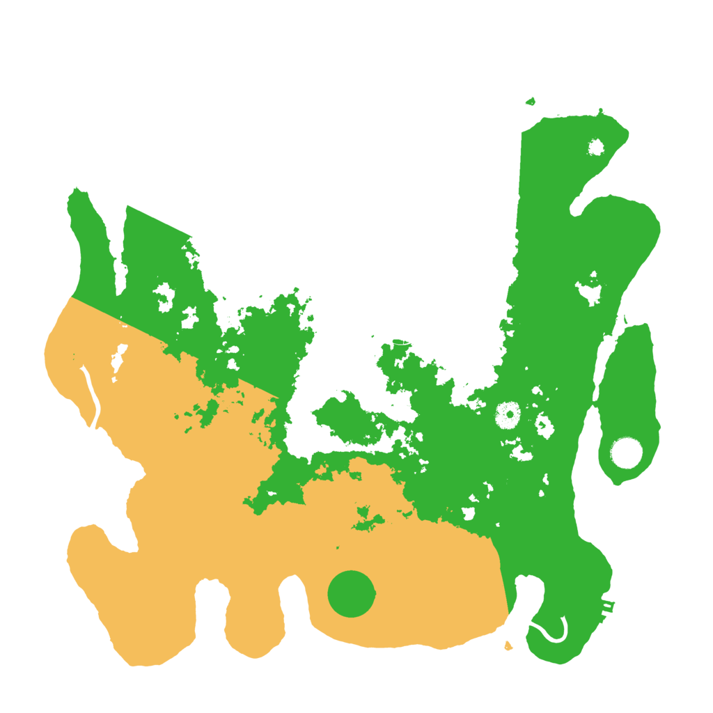 Biome Rust Map: Procedural Map, Size: 4000, Seed: 624624