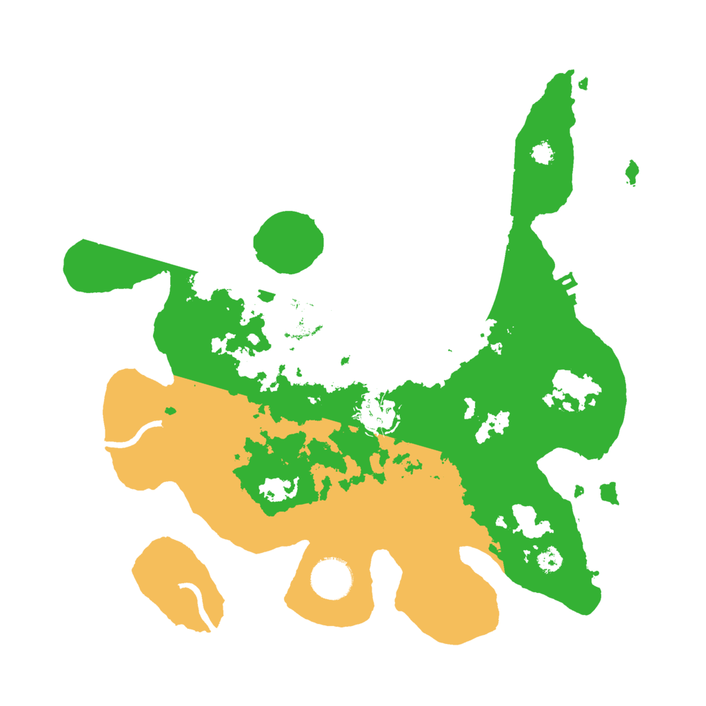 Biome Rust Map: Procedural Map, Size: 3000, Seed: 24785145