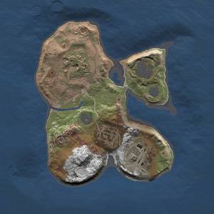 Thumbnail Rust Map: Procedural Map, Size: 1800, Seed: 267, 7 Monuments