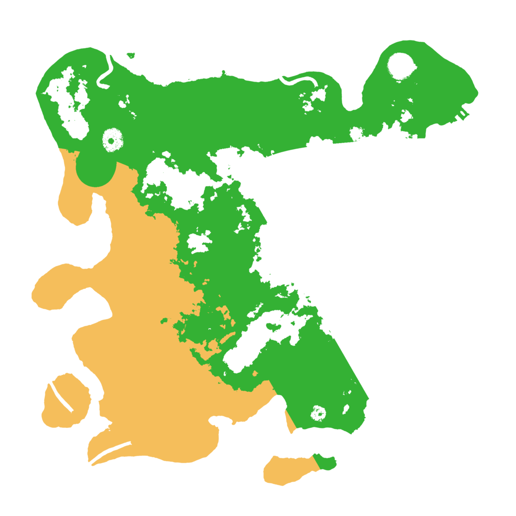 Biome Rust Map: Procedural Map, Size: 3500, Seed: 612344284