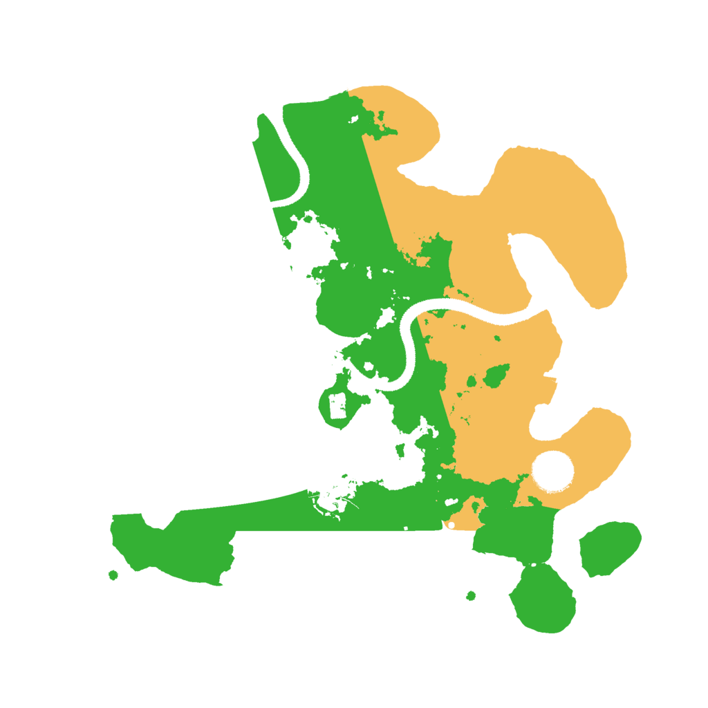 Biome Rust Map: Procedural Map, Size: 3000, Seed: 1088862735