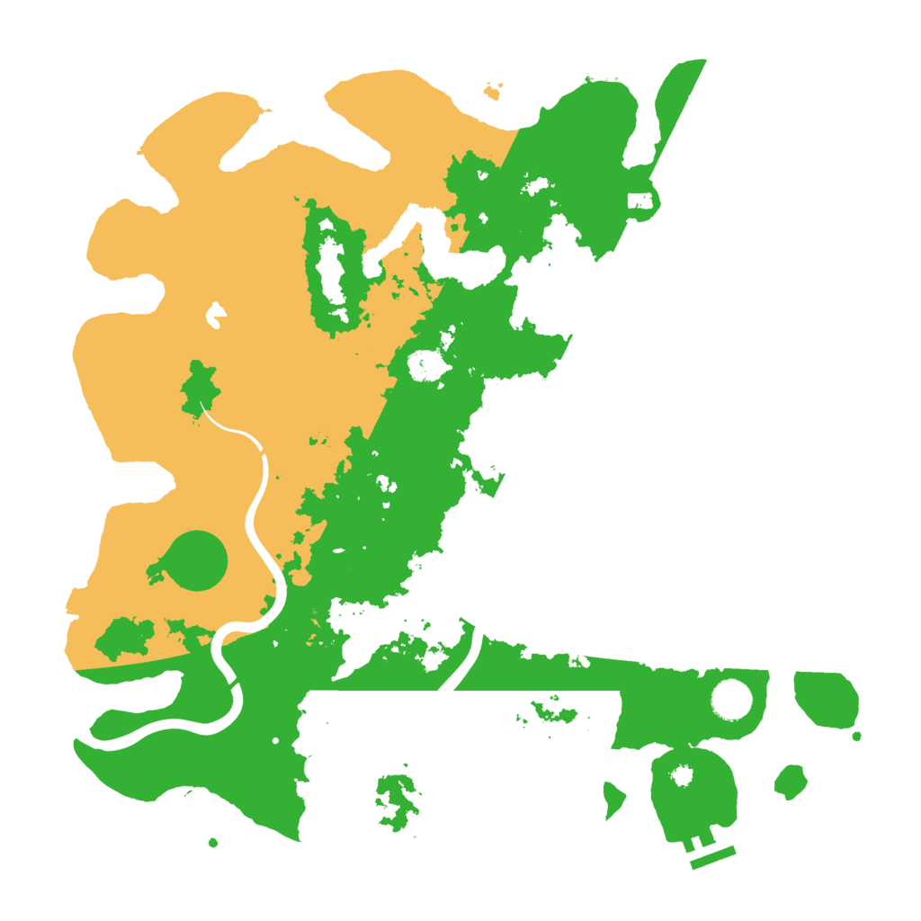 Biome Rust Map: Procedural Map, Size: 4000, Seed: 28475134