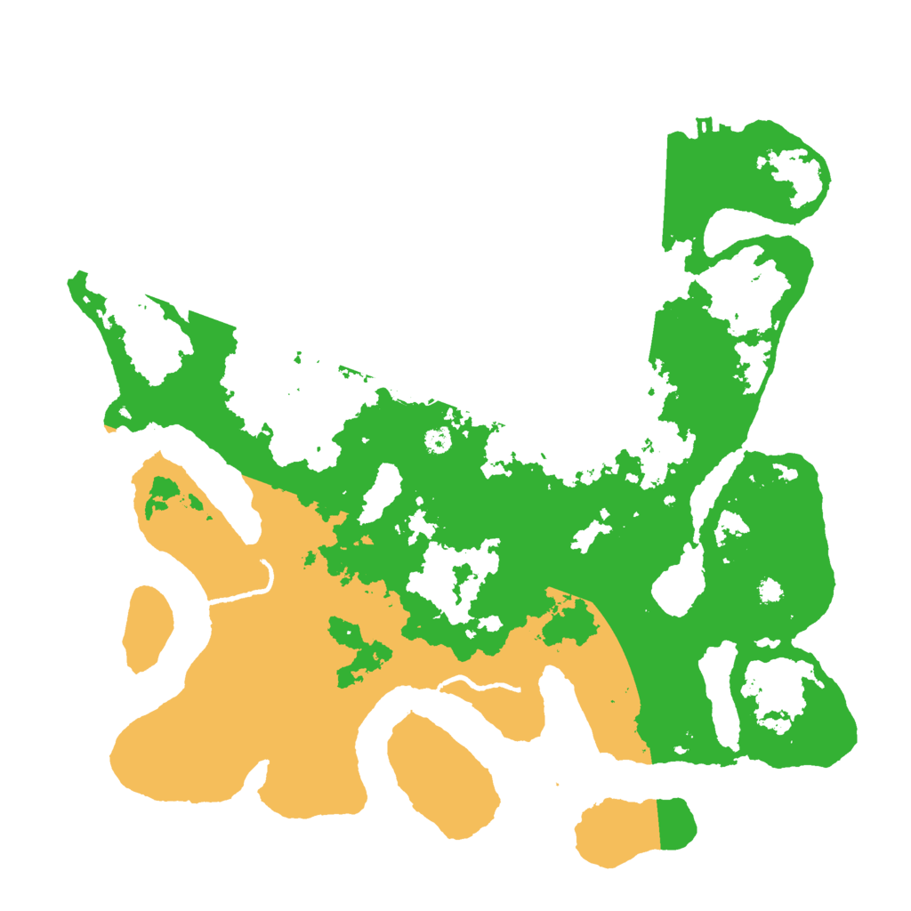 Biome Rust Map: Procedural Map, Size: 3500, Seed: 4432808