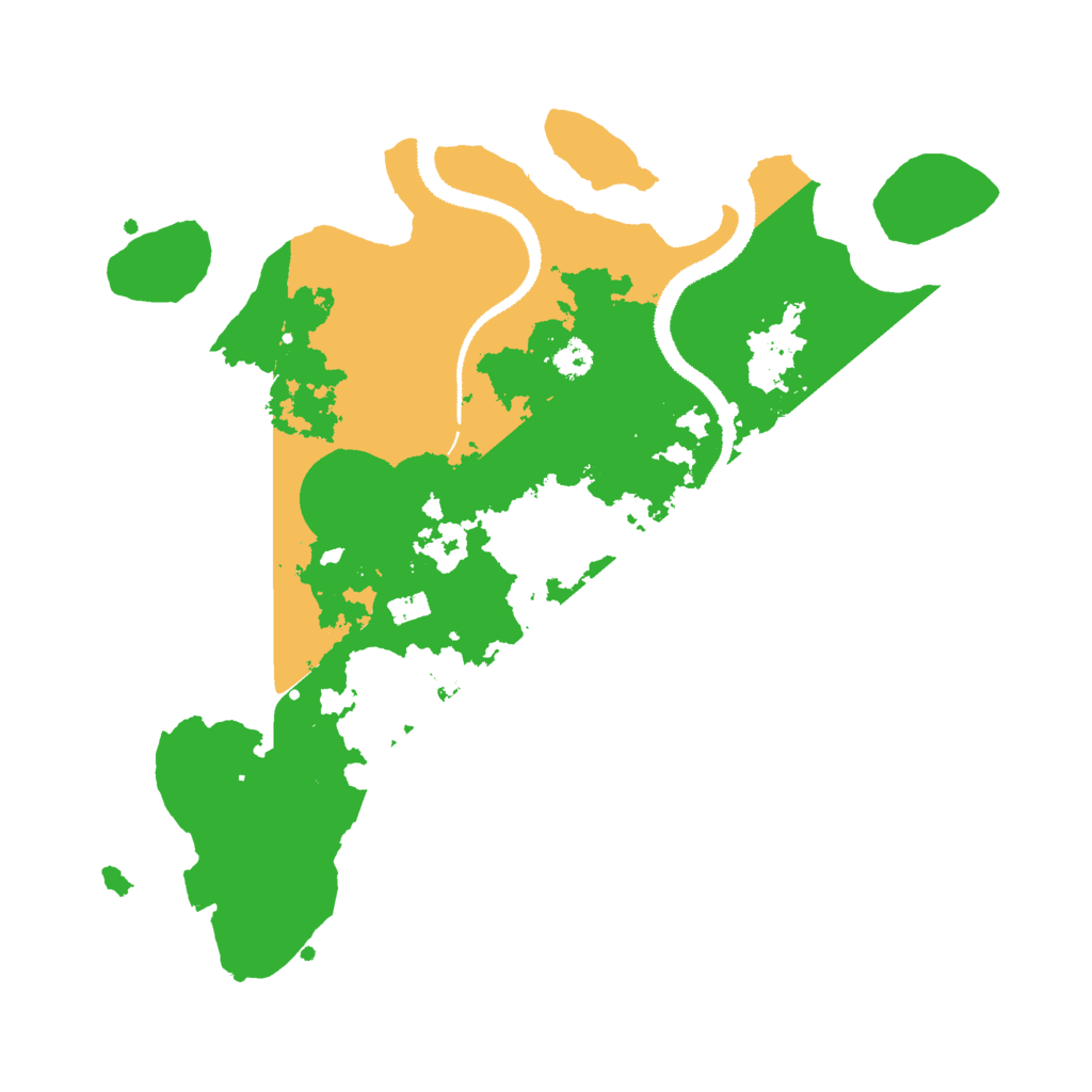 Biome Rust Map: Procedural Map, Size: 3000, Seed: 50200