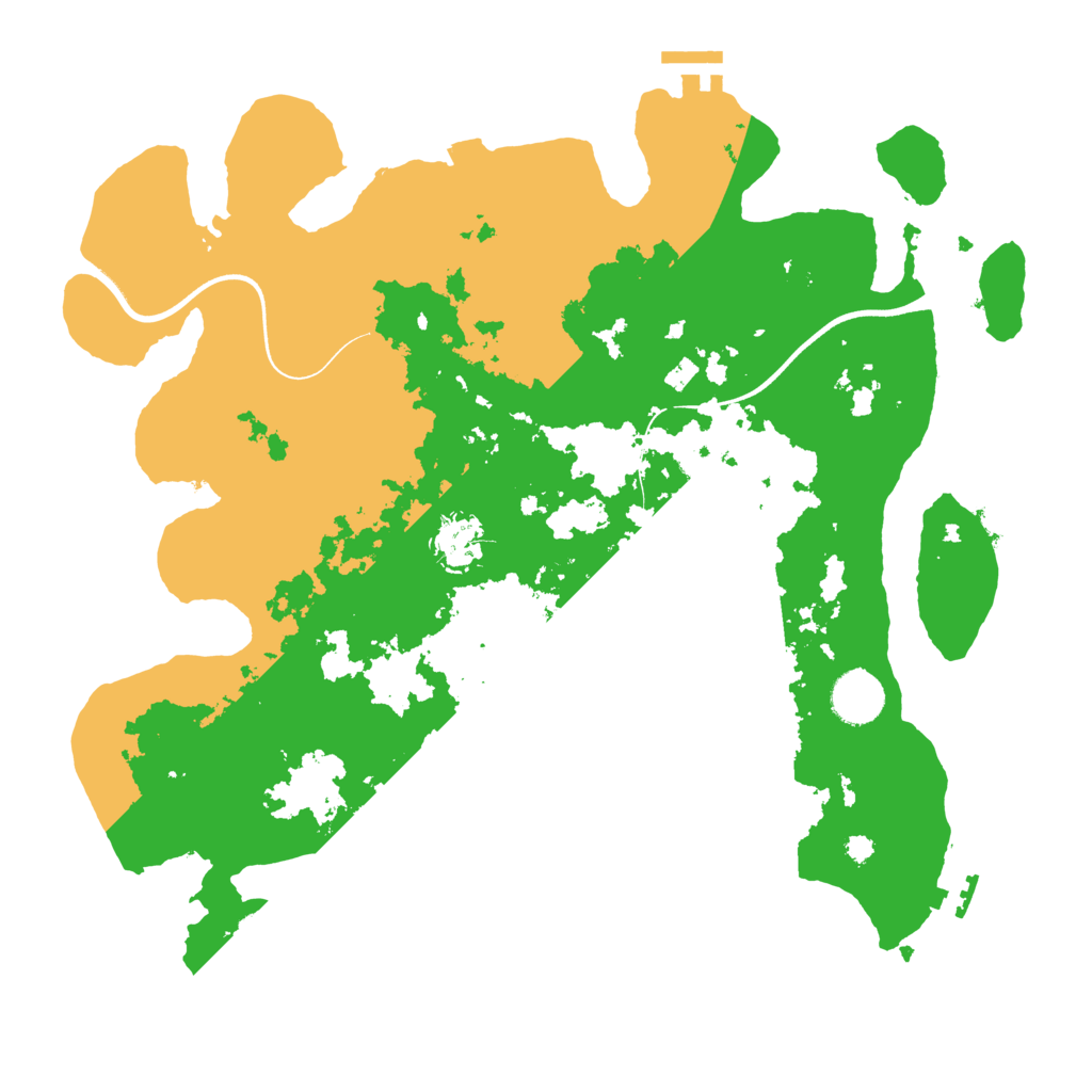 Biome Rust Map: Procedural Map, Size: 3600, Seed: 56929692