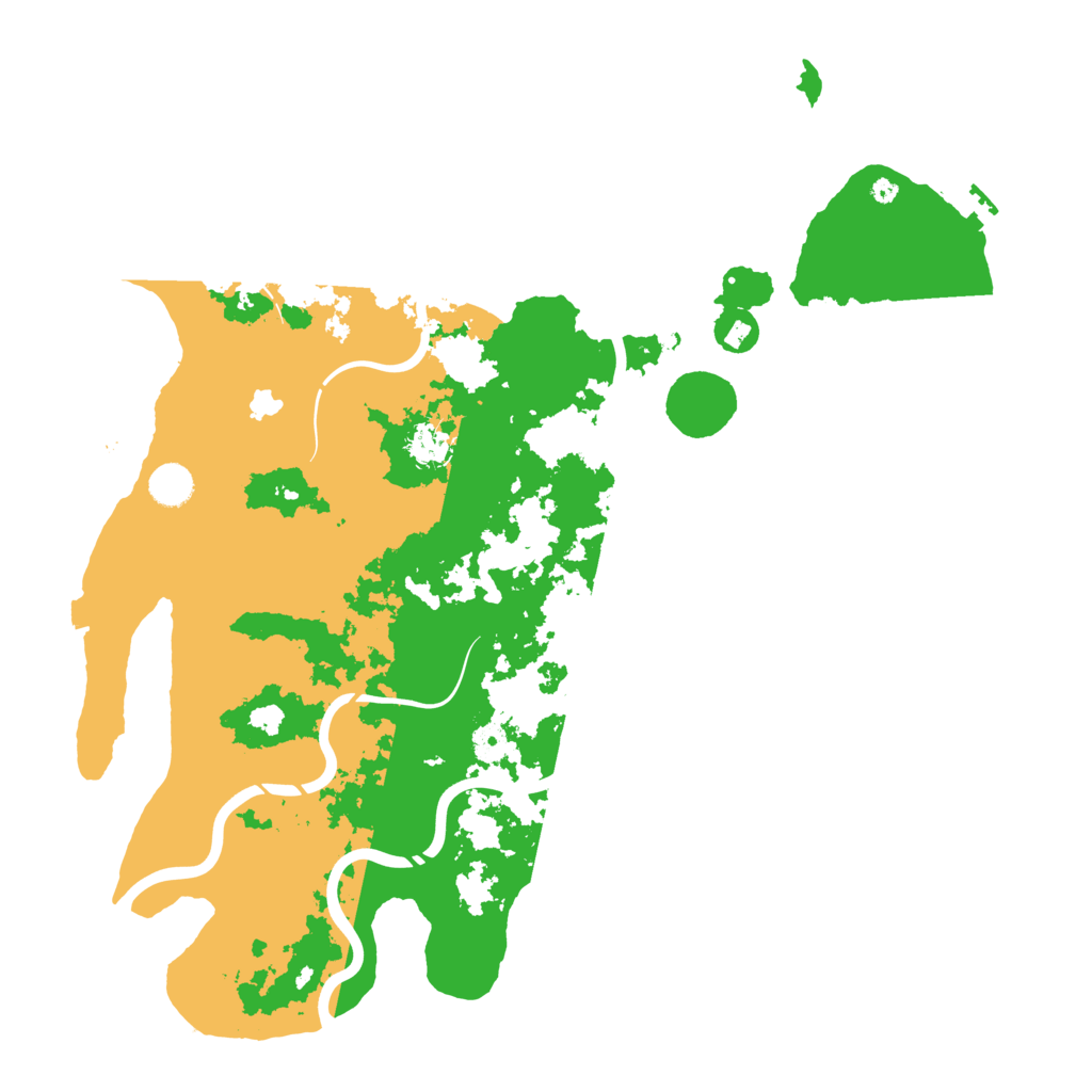 Biome Rust Map: Procedural Map, Size: 4400, Seed: 201231