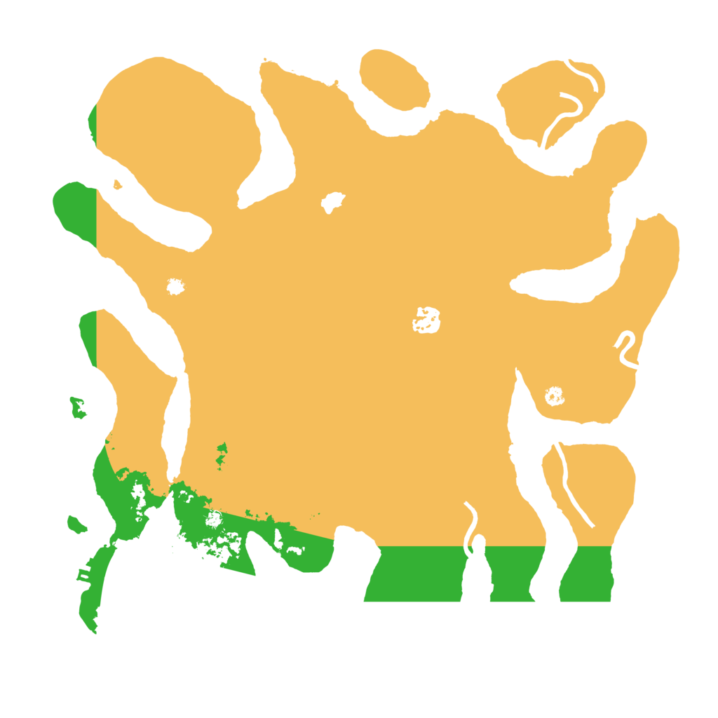 Biome Rust Map: Procedural Map, Size: 3800, Seed: 221069767