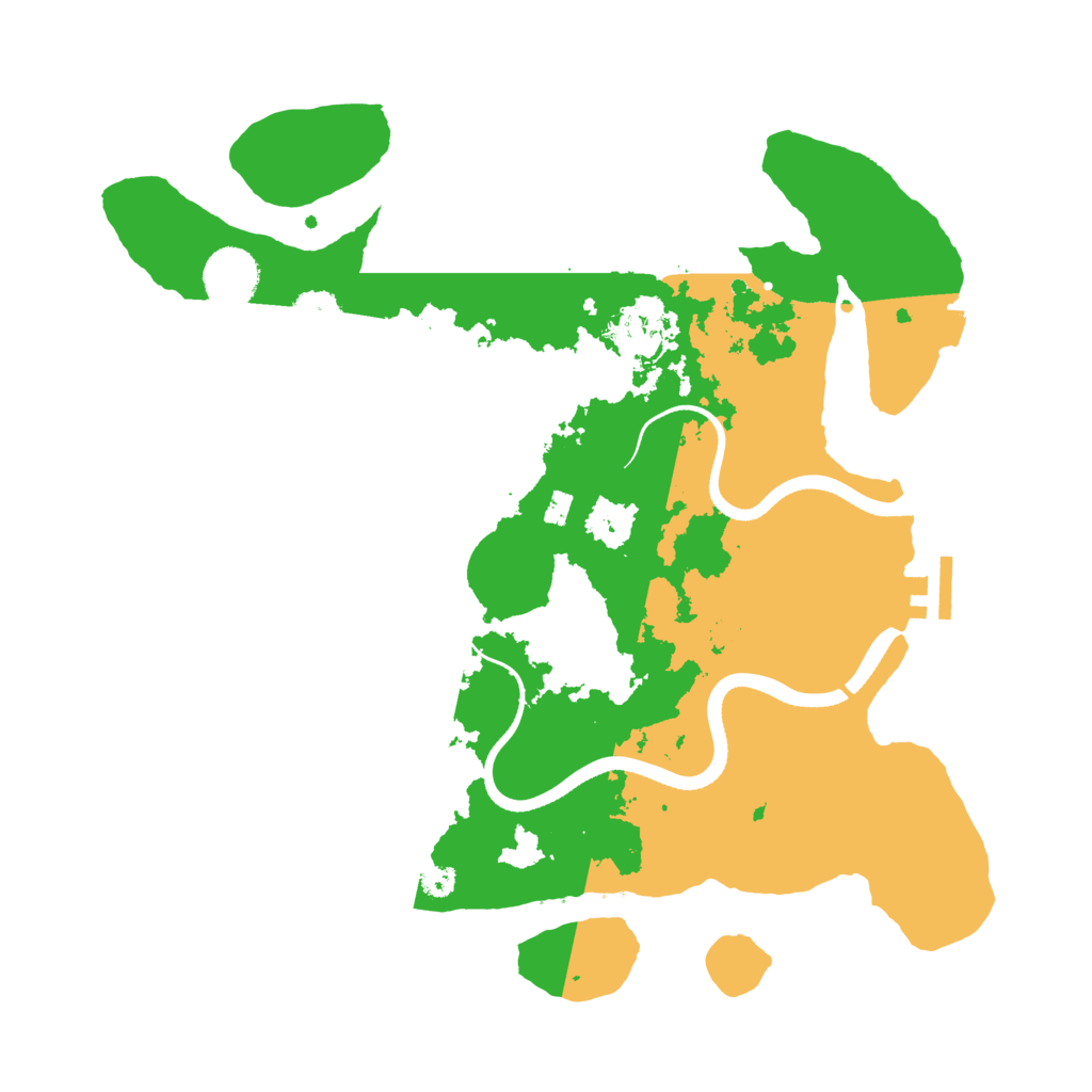 Biome Rust Map: Procedural Map, Size: 3500, Seed: 1526722900