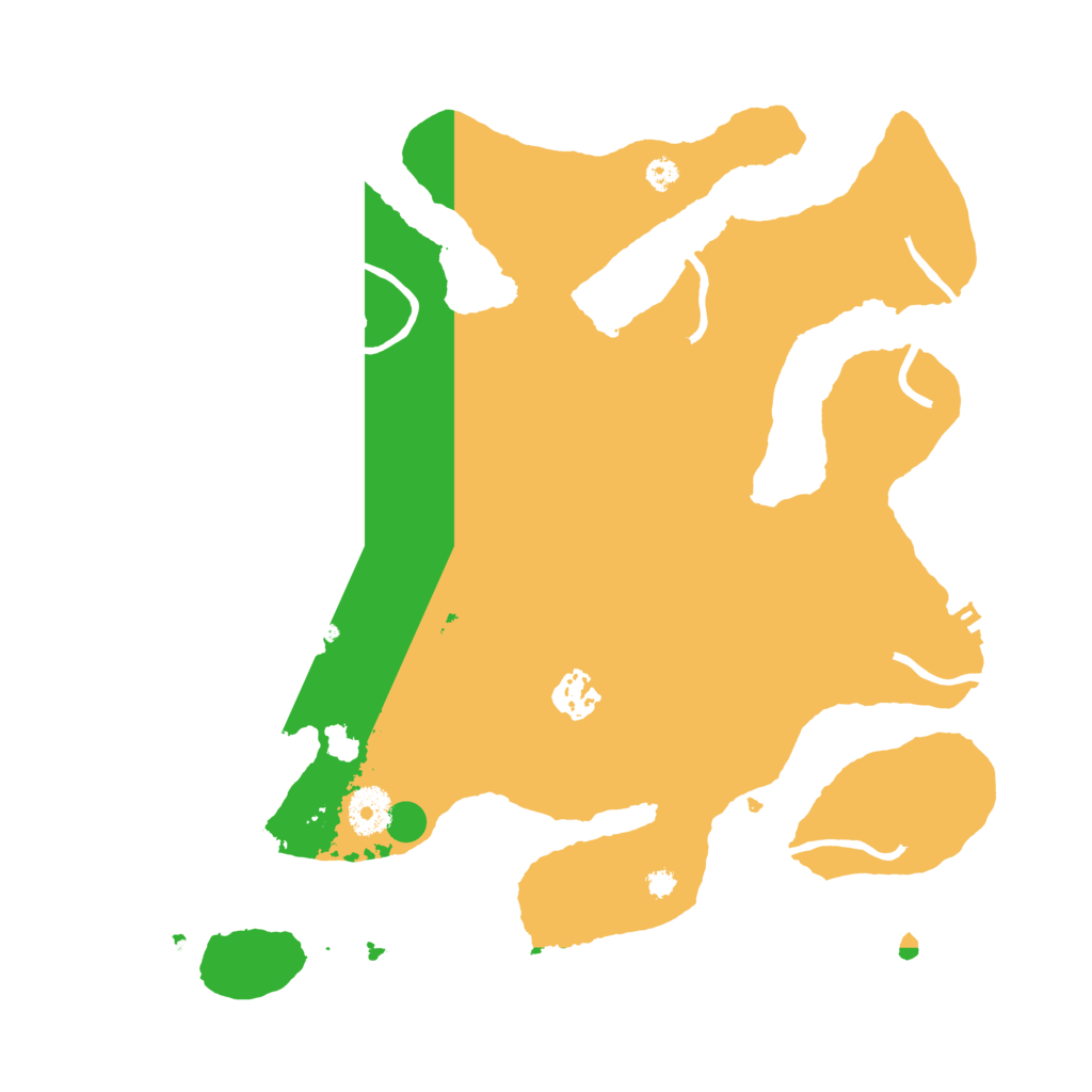 Biome Rust Map: Procedural Map, Size: 3500, Seed: 1165671279