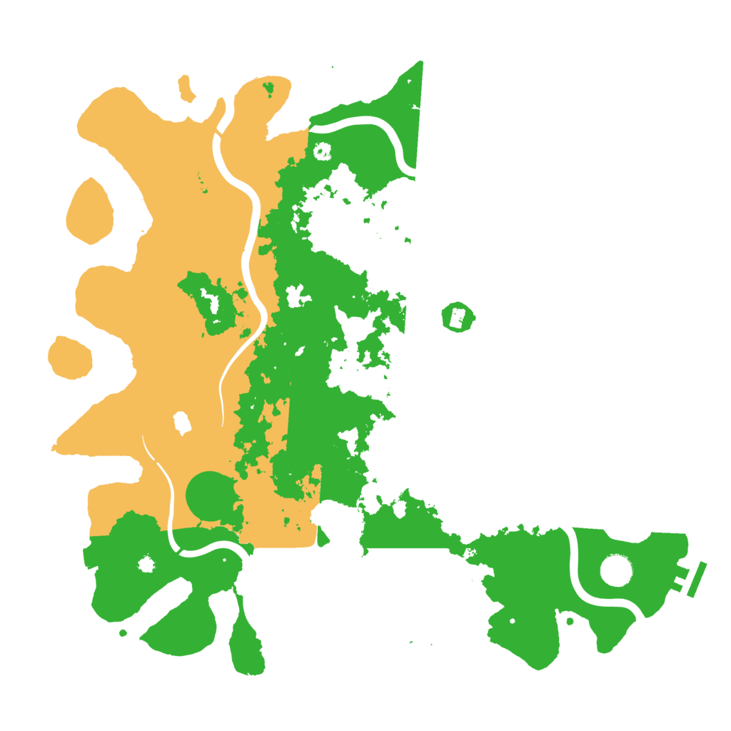 Biome Rust Map: Procedural Map, Size: 4001, Seed: 13337