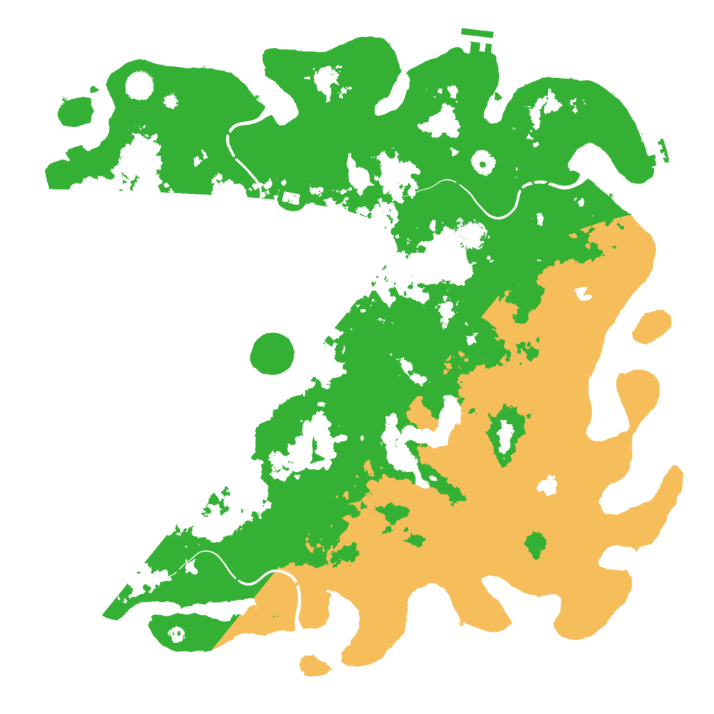 Biome Rust Map: Procedural Map, Size: 4500, Seed: 7646715