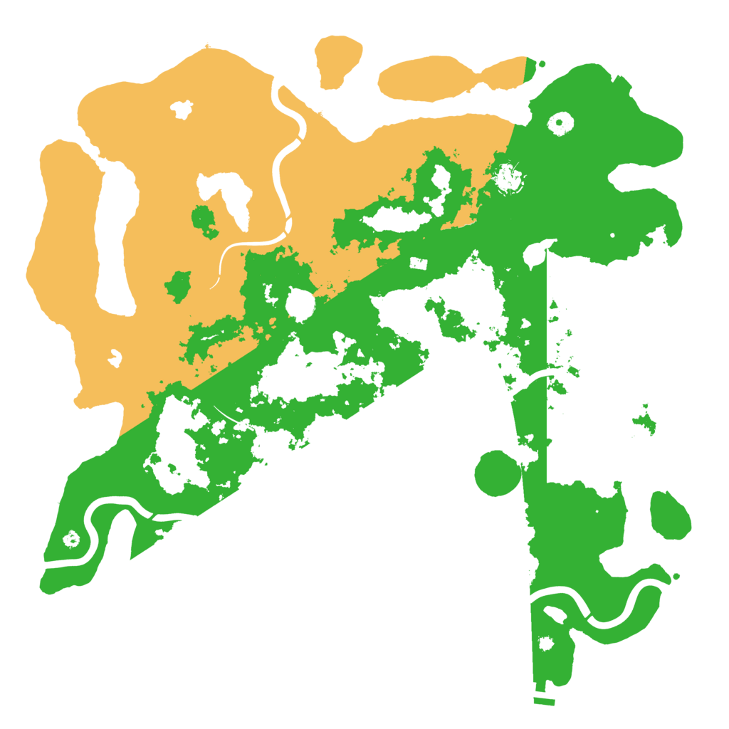 Biome Rust Map: Procedural Map, Size: 4500, Seed: 2058159617