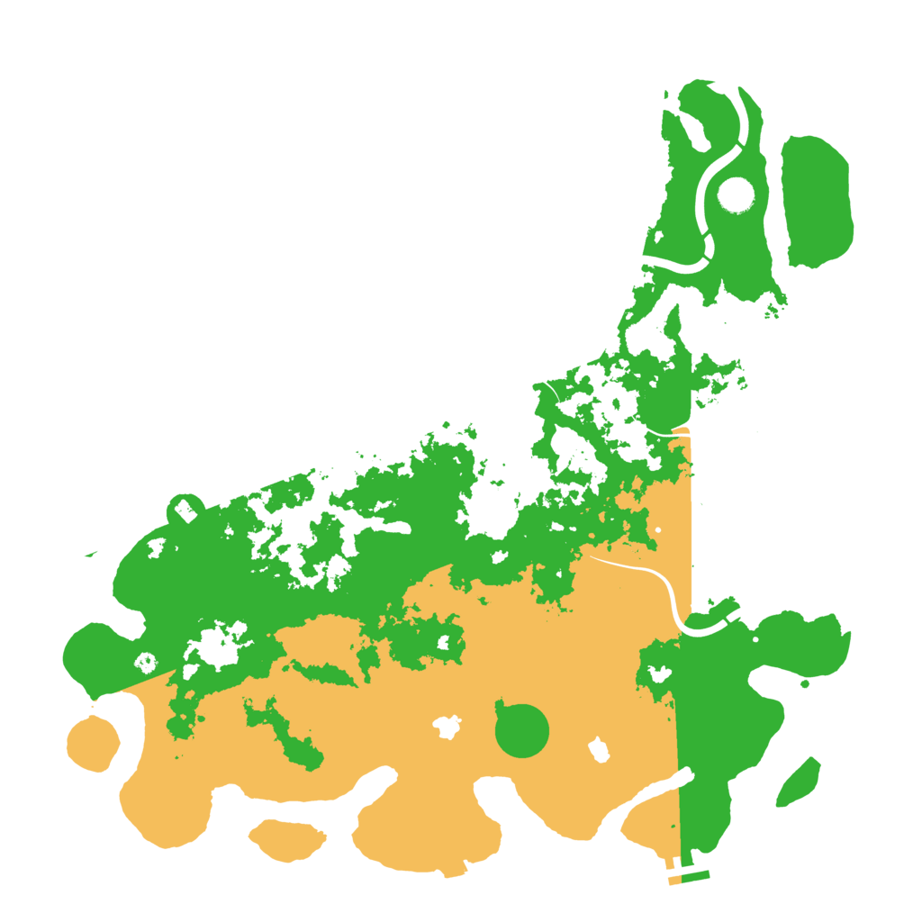 Biome Rust Map: Procedural Map, Size: 4500, Seed: 92748923