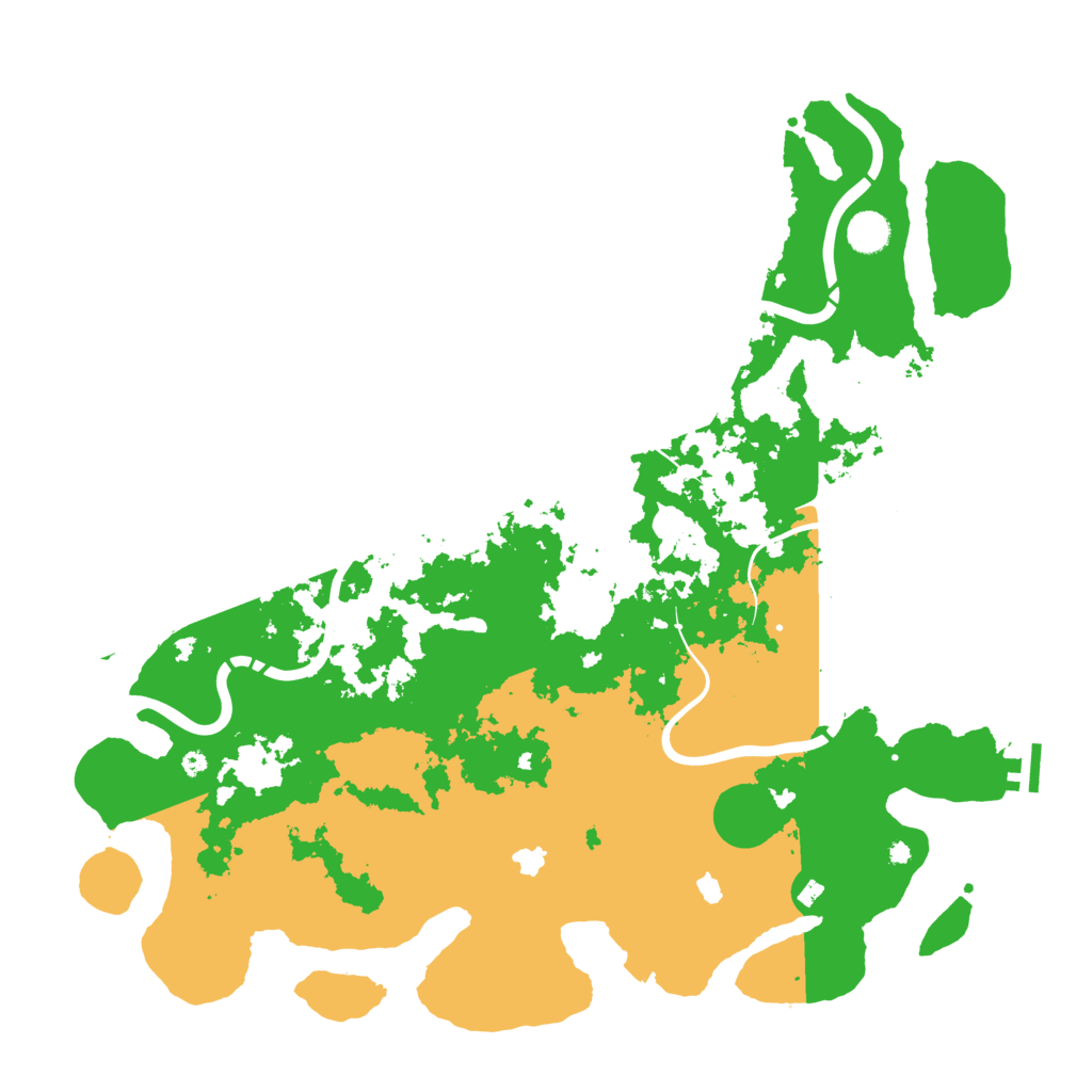 Biome Rust Map: Procedural Map, Size: 4500, Seed: 92748923