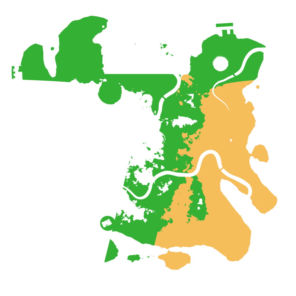 Biome Rust Map: Procedural Map, Size: 3500, Seed: 1716912129