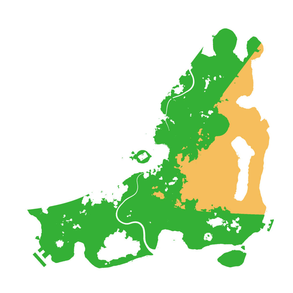 Biome Rust Map: Procedural Map, Size: 3500, Seed: 167501675