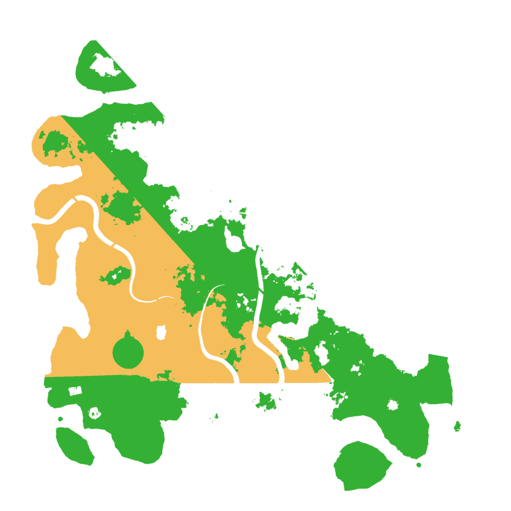Biome Rust Map: Procedural Map, Size: 4350, Seed: 129484468
