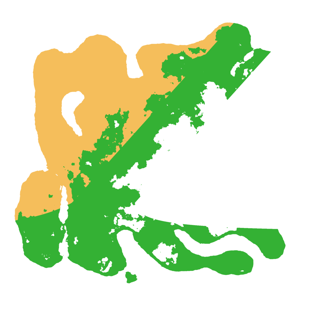 Biome Rust Map: Barren, Size: 3000, Seed: 6567754