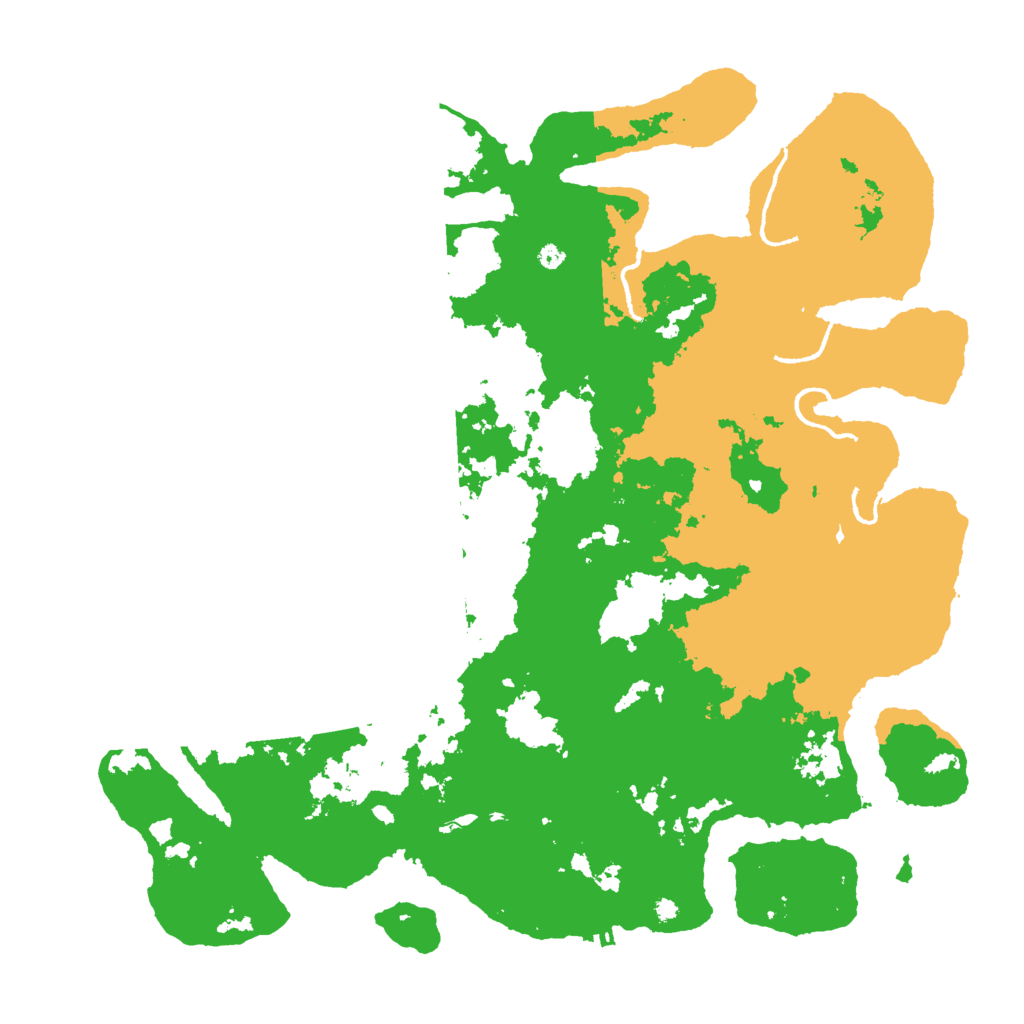 Biome Rust Map: Procedural Map, Size: 4300, Seed: 907838854