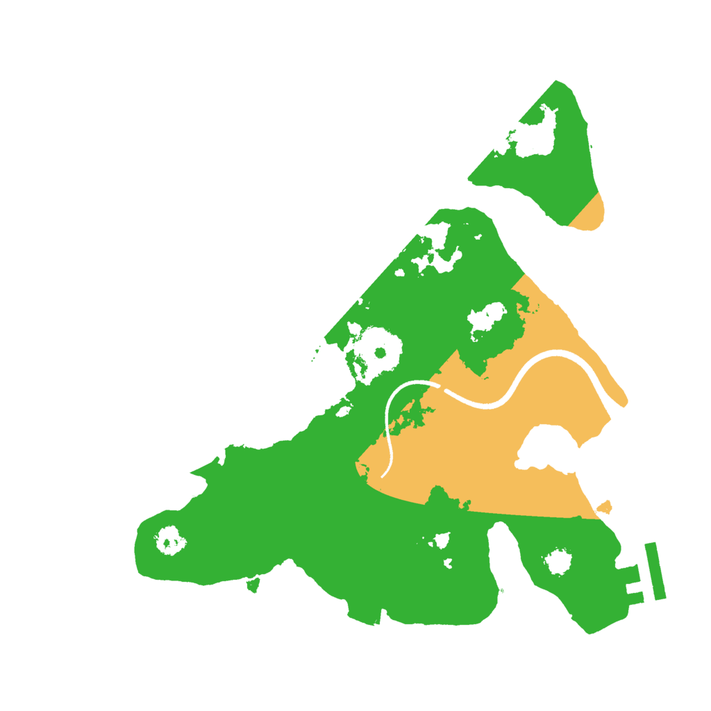 Biome Rust Map: Procedural Map, Size: 2500, Seed: 714000417