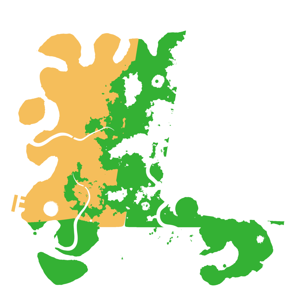 Biome Rust Map: Procedural Map, Size: 3600, Seed: 181383194