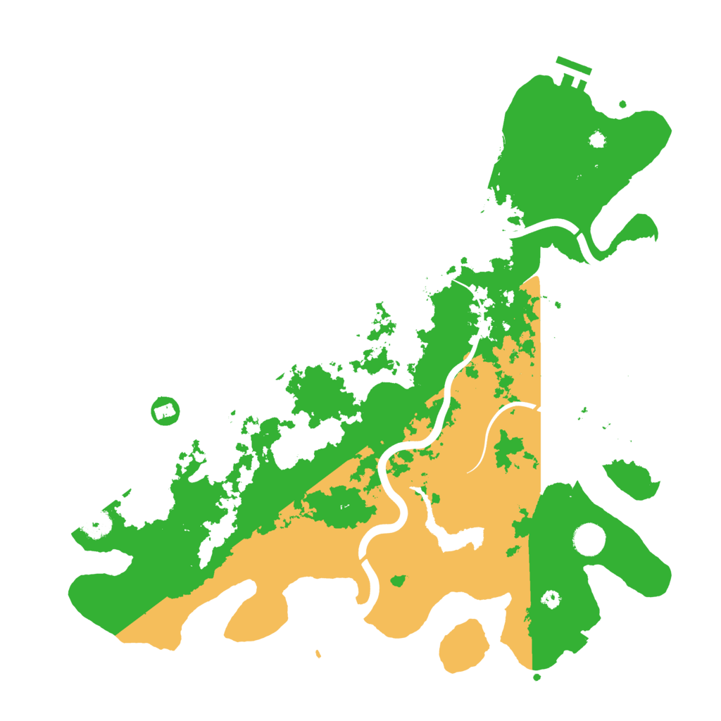 Biome Rust Map: Procedural Map, Size: 4000, Seed: 5430764