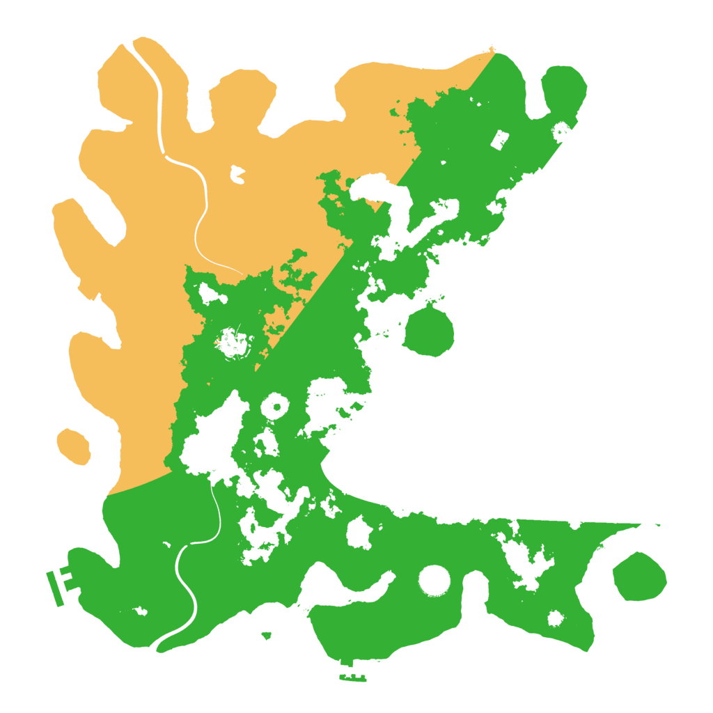 Biome Rust Map: Procedural Map, Size: 4000, Seed: 53721