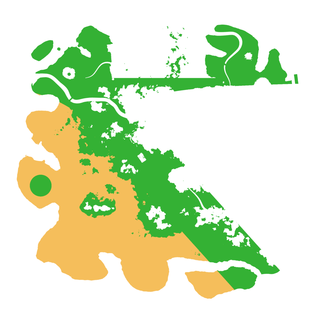 Biome Rust Map: Procedural Map, Size: 3800, Seed: 5235239