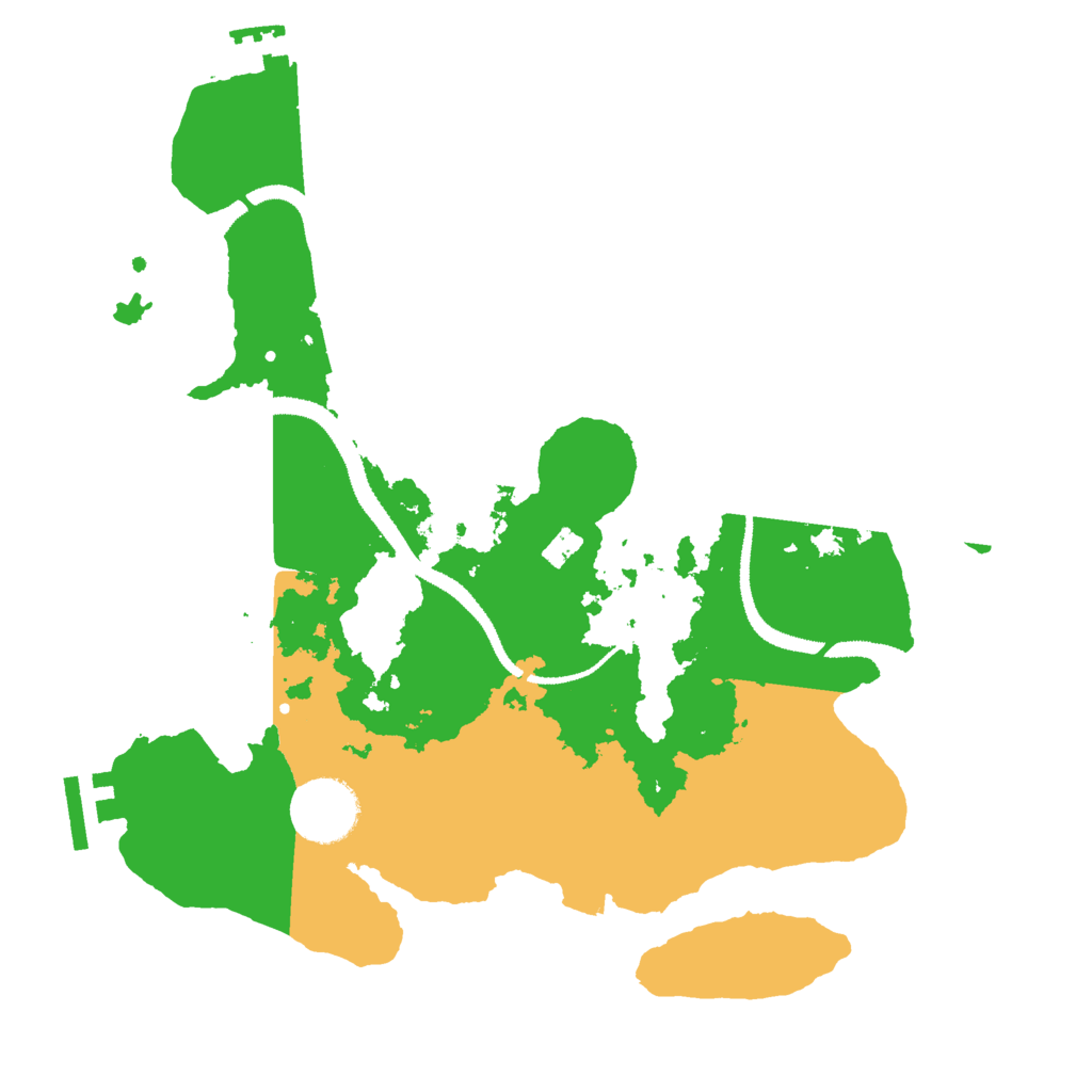 Biome Rust Map: Procedural Map, Size: 3000, Seed: 566966387