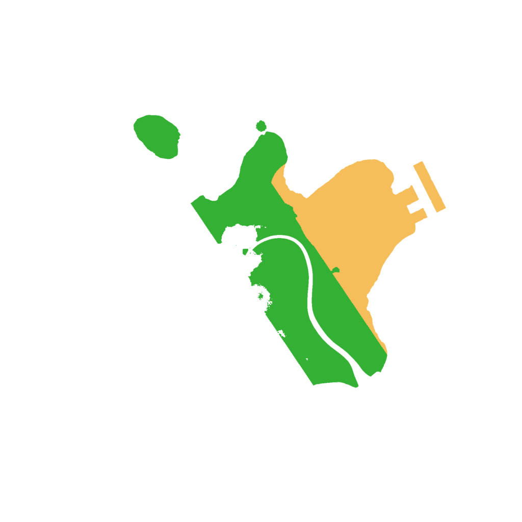 Biome Rust Map: Procedural Map, Size: 2000, Seed: 6914