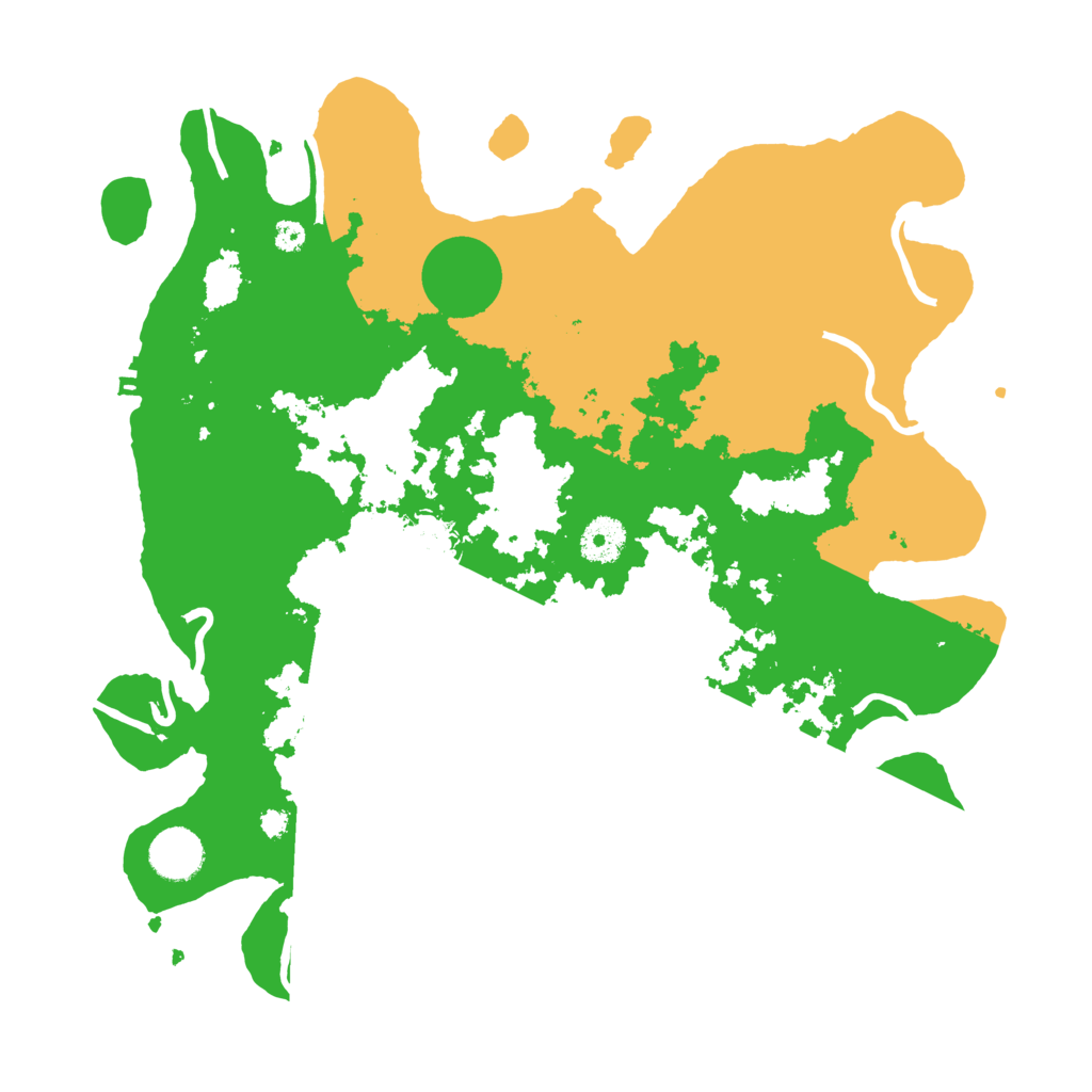 Biome Rust Map: Procedural Map, Size: 3600, Seed: 72149680