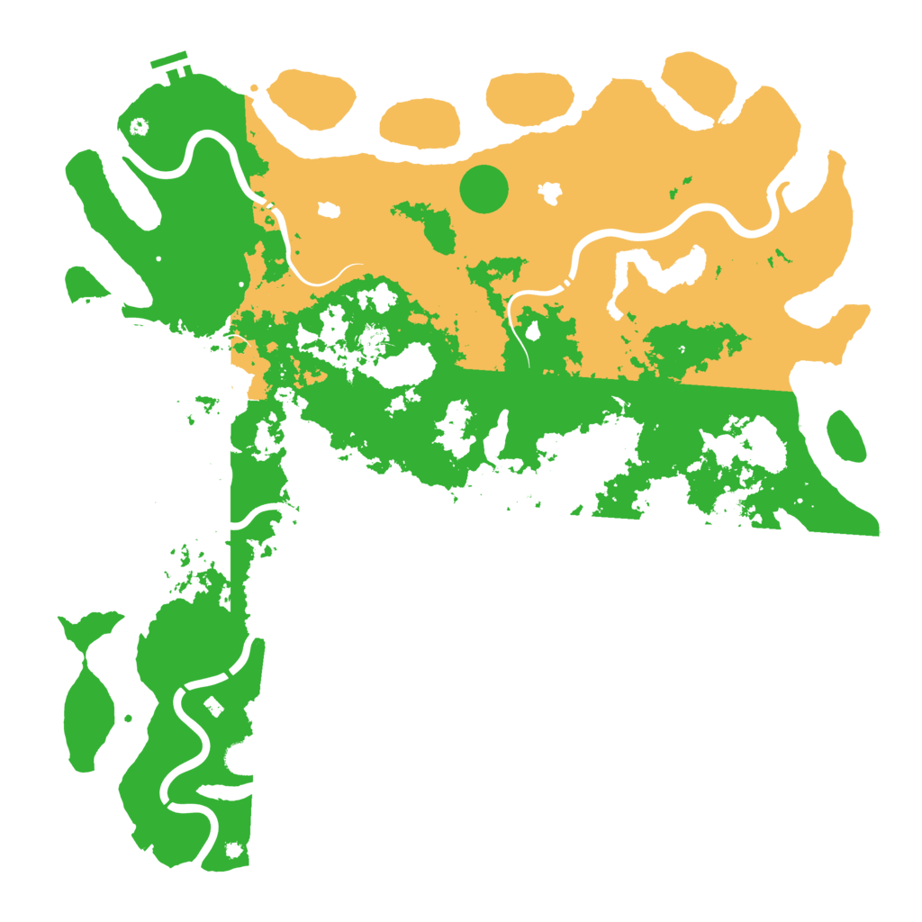 Biome Rust Map: Procedural Map, Size: 5000, Seed: 911781596