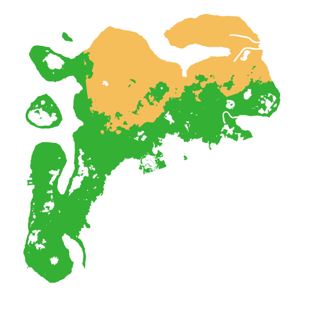 Biome Rust Map: Procedural Map, Size: 3500, Seed: 103661918