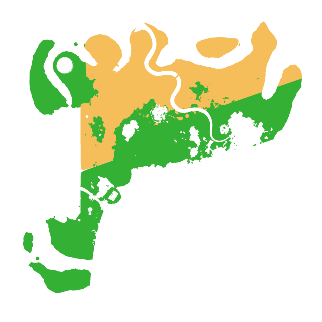 Biome Rust Map: Procedural Map, Size: 3500, Seed: 103661918