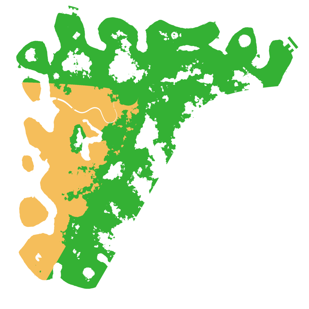 Biome Rust Map: Procedural Map, Size: 4500, Seed: 868