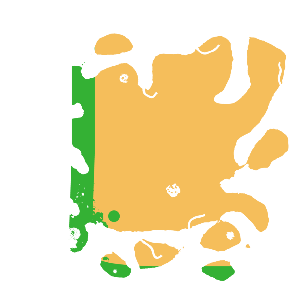 Biome Rust Map: Procedural Map, Size: 3500, Seed: 10615