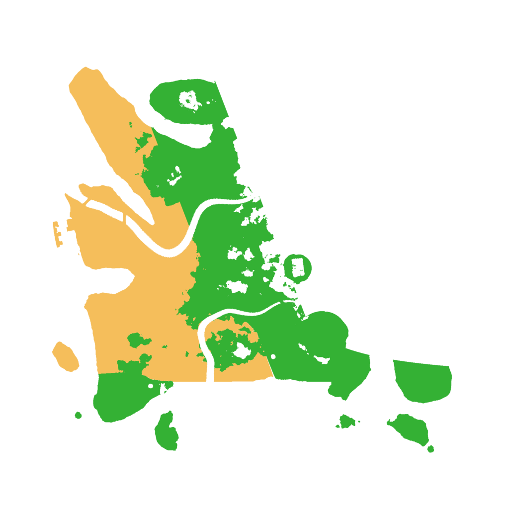 Biome Rust Map: Procedural Map, Size: 3000, Seed: 1995097379