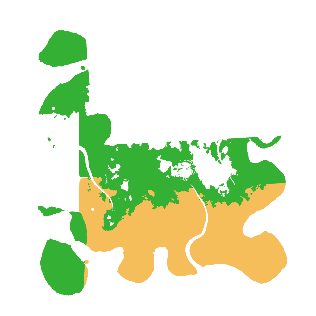 Biome Rust Map: Procedural Map, Size: 3000, Seed: 666149903