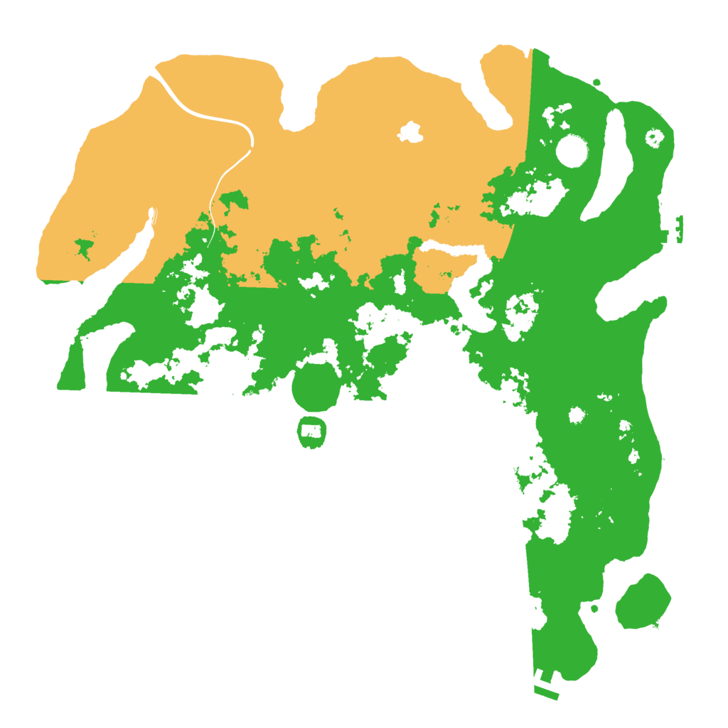 Biome Rust Map: Procedural Map, Size: 4000, Seed: 5003