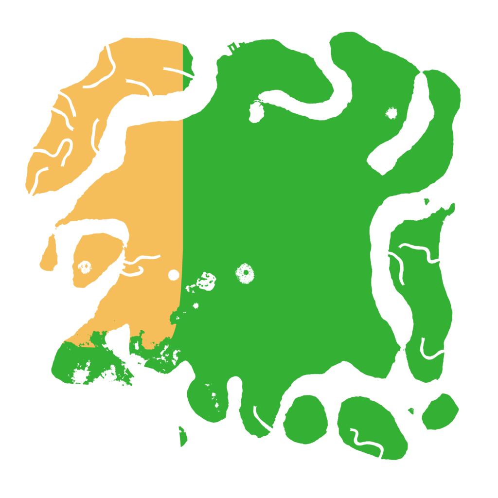 Biome Rust Map: Procedural Map, Size: 4000, Seed: 5003